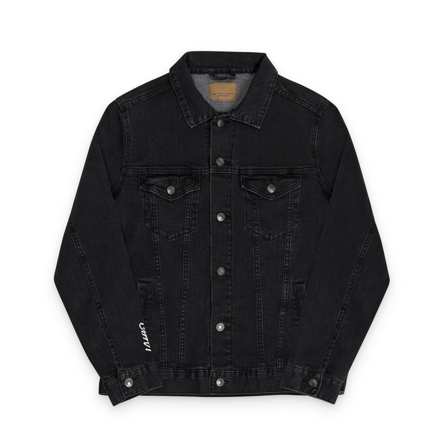 Beautifully Imperfect. Perfectly Human. Embroidered Denim Jacket