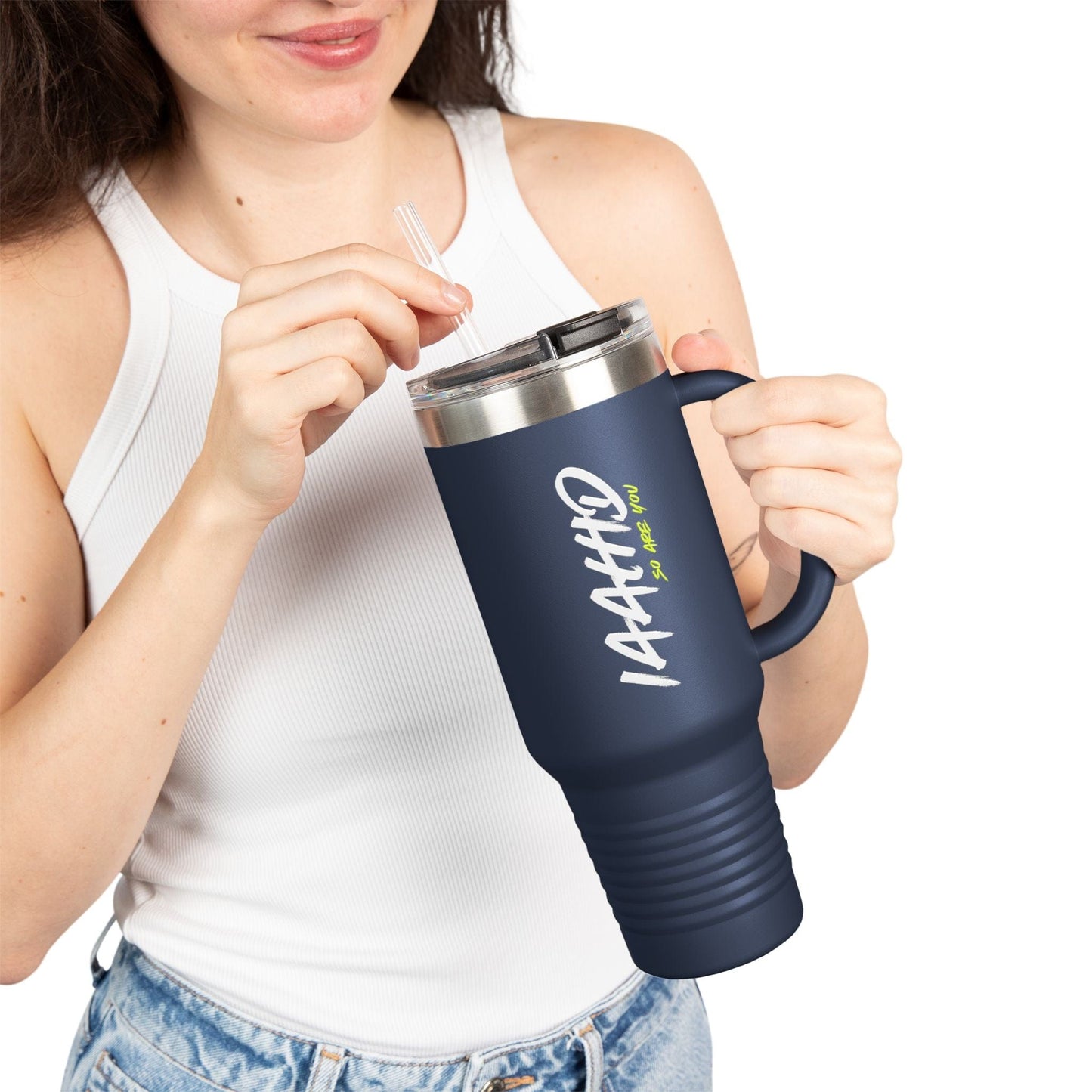 I Am A Human In Development 'IAAHID' 40oz Travel Mug