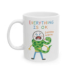 Snake Scarf "Everything is ok" Mug