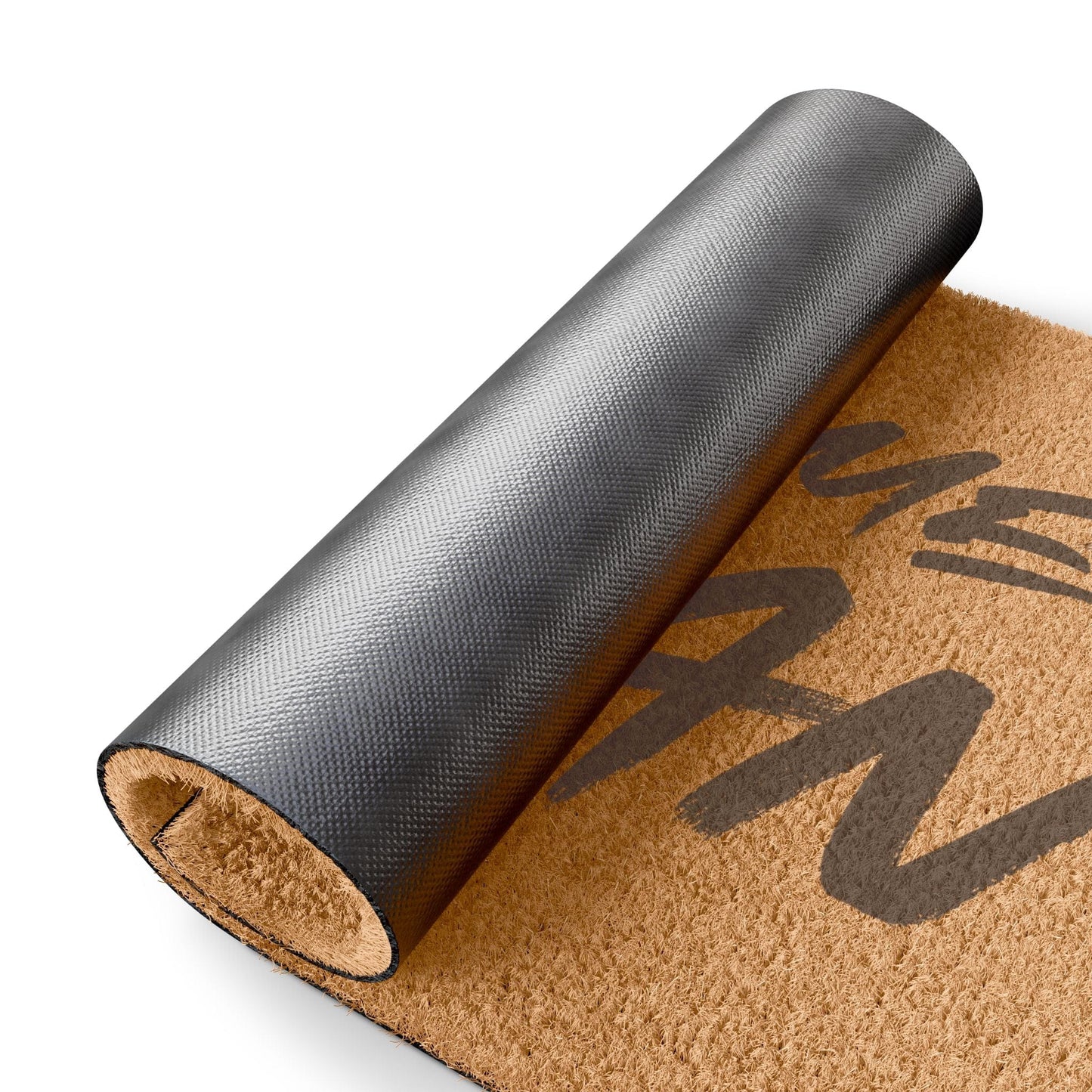 Welcome Human 'IAAHID' Door Mat (Grey)