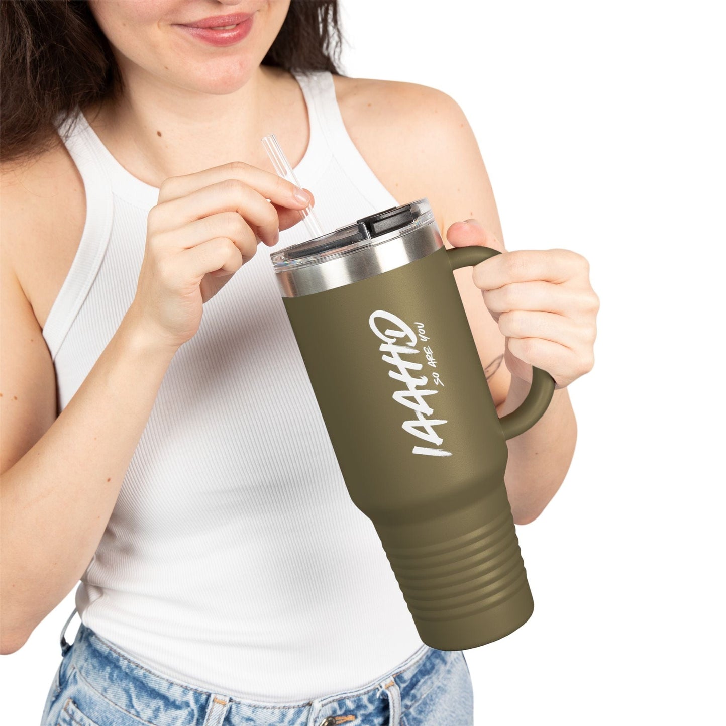 I Am A Human In Development 'IAAHID' 40oz Travel Mug