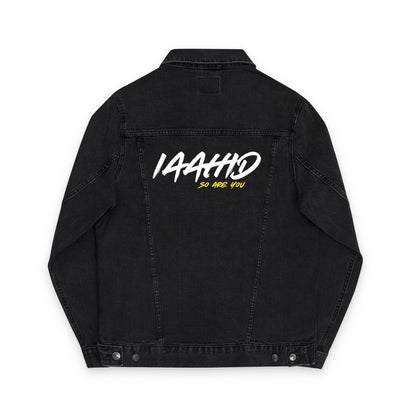 I Am A Human In Development 'IAAHID' Embroidered Denim Jacket