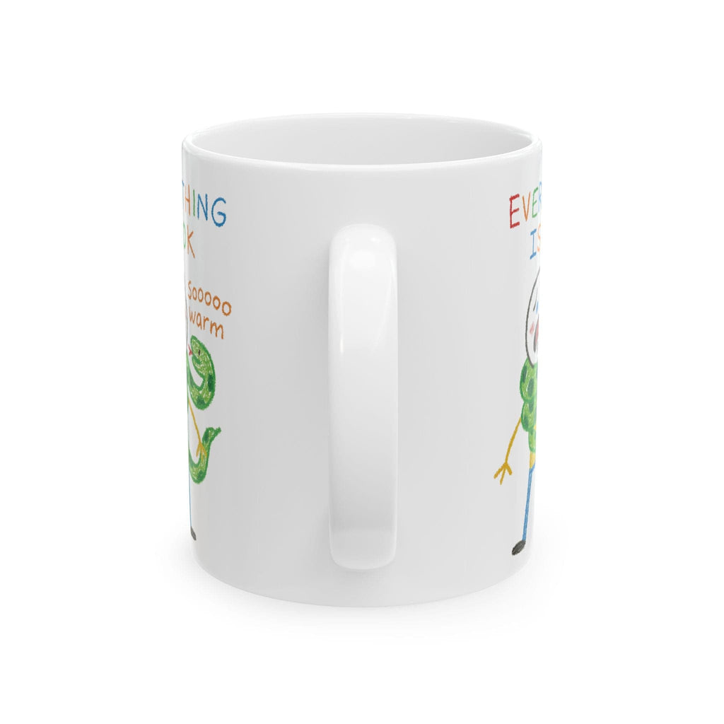 Snake Scarf "Everything is ok" Mug
