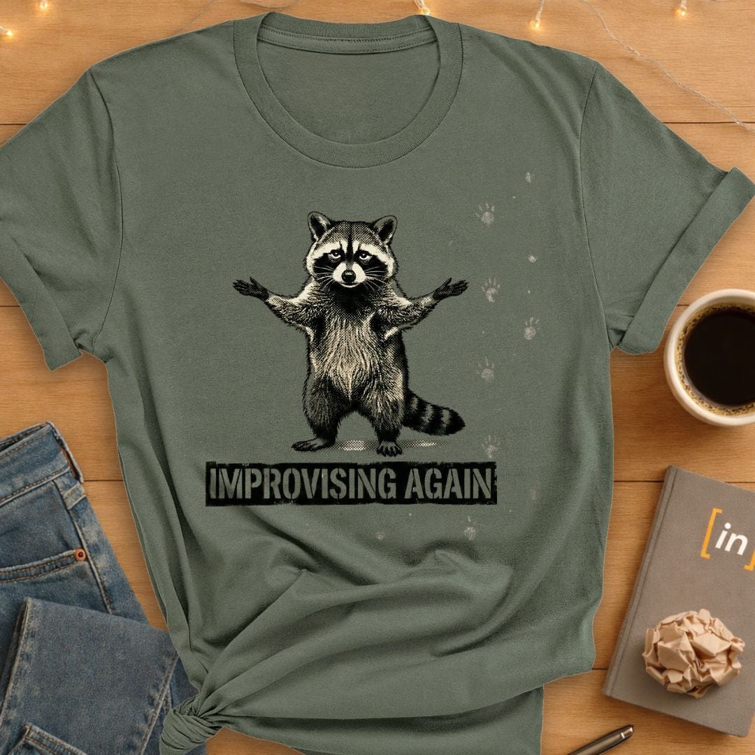 Improvising Again Paw Prints T-Shirt