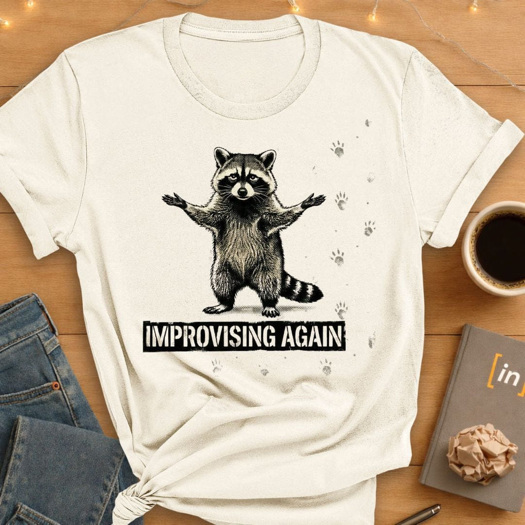 Improvising Again Paw Prints T-Shirt