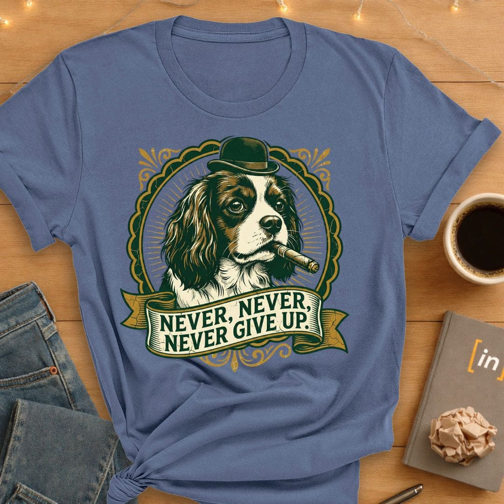 Never Never Never Give Up. T-Shirt