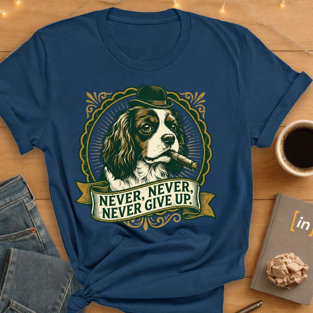 Never Never Never Give Up. T-Shirt