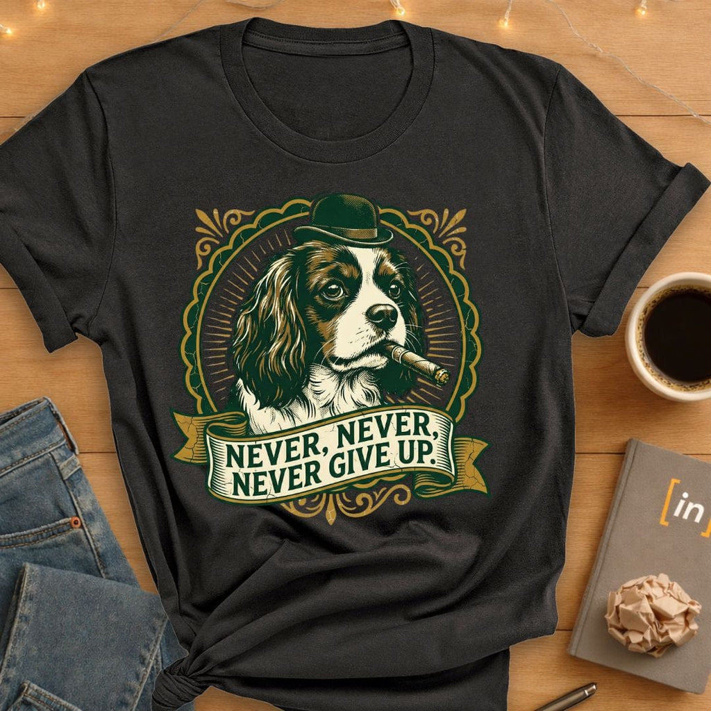 Never Never Never Give Up. T-Shirt