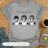 Surviving On 🙈🙉🙊 VR, Podcasts & Burgers T-Shirt