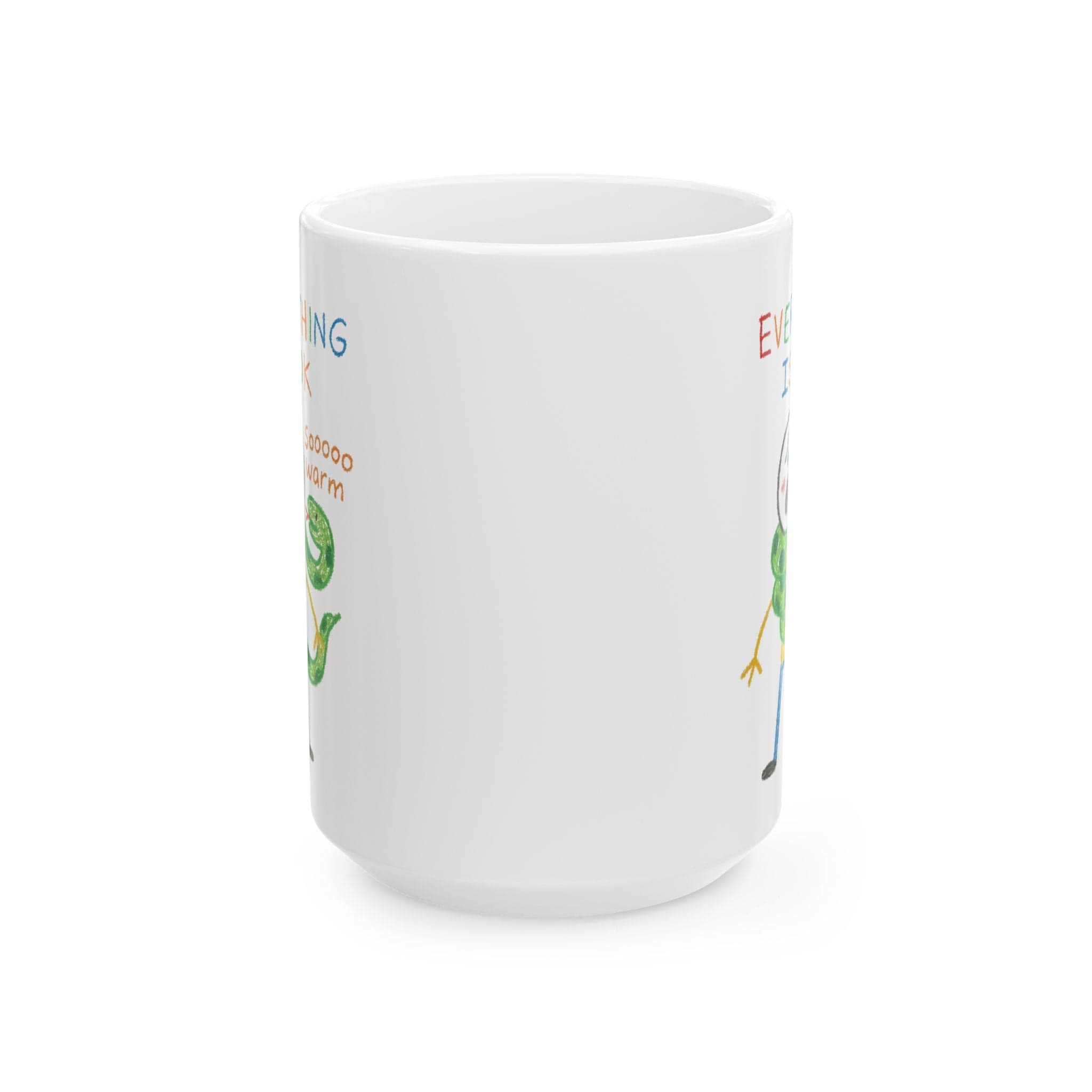 Snake Scarf "Everything is ok" Mug