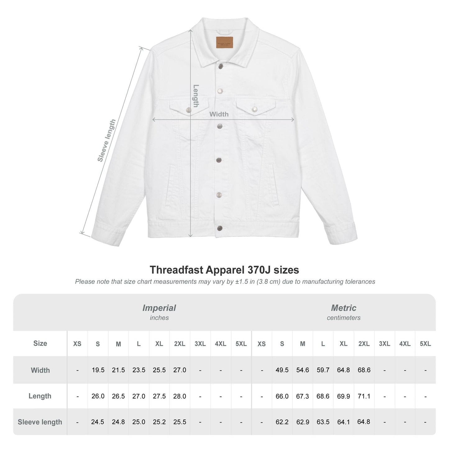 I Am A Human In Development 'IAAHID' Embroidered Denim Jacket