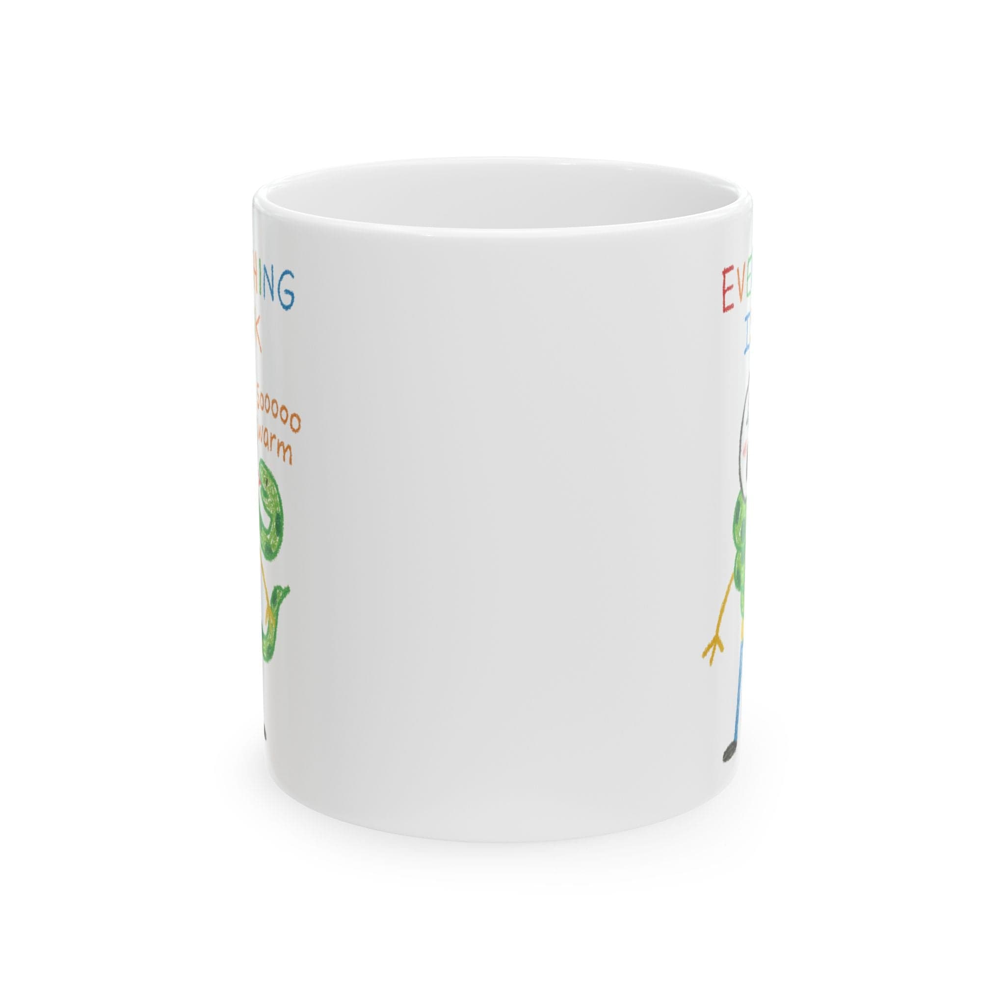 Snake Scarf "Everything is ok" Mug