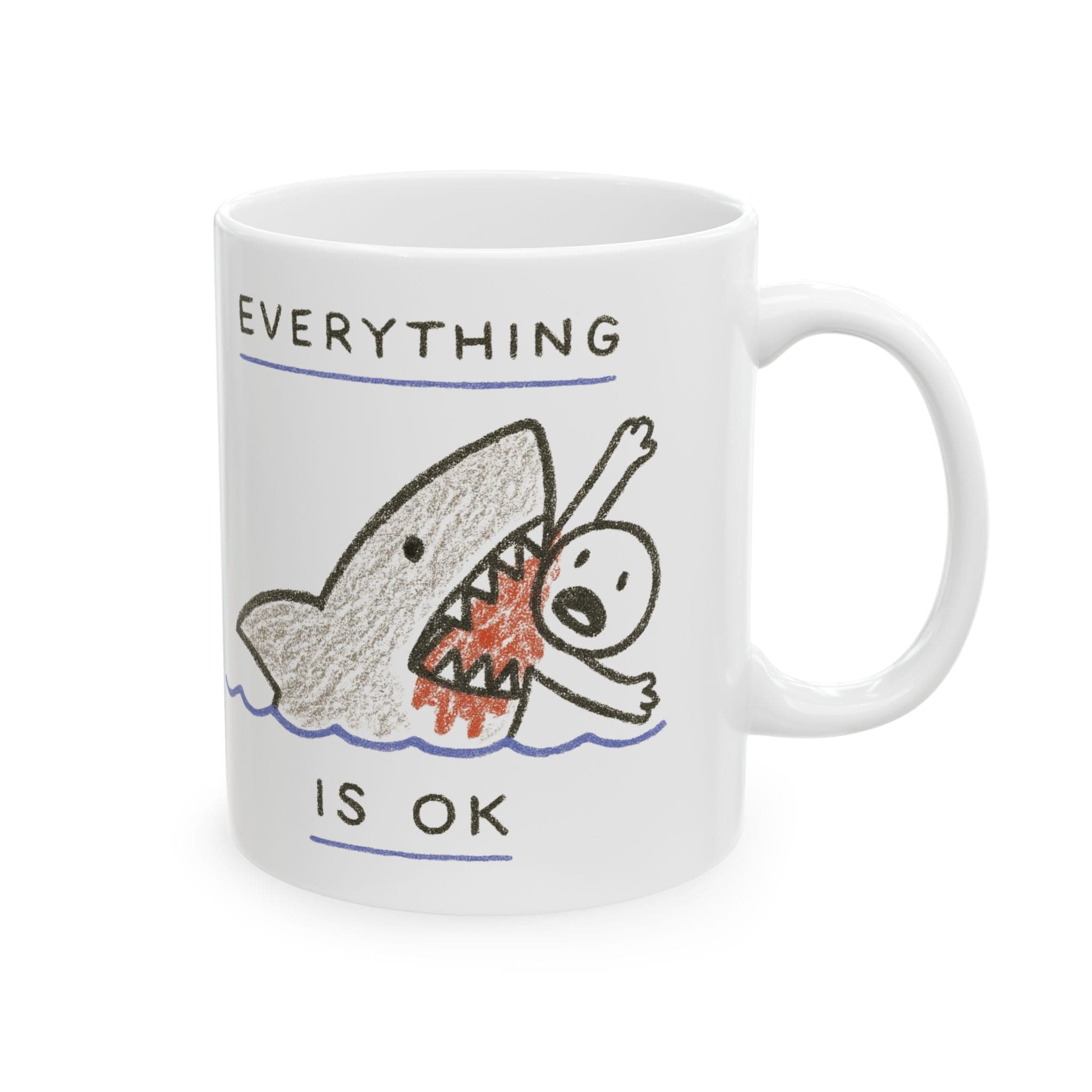 Shark's Kiss "Everything is ok" Mug