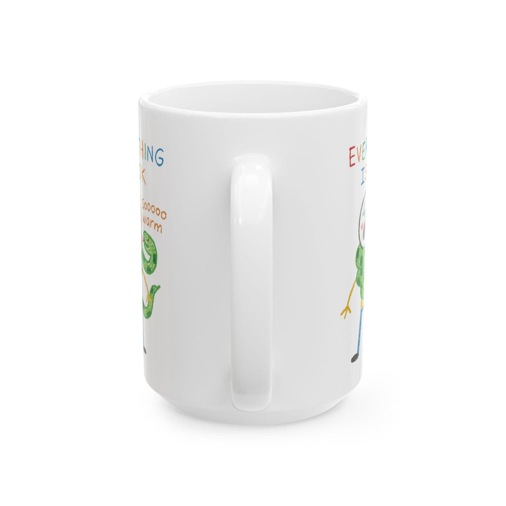 Snake Scarf "Everything is ok" Mug