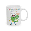 Snake Scarf "Everything is ok" Mug